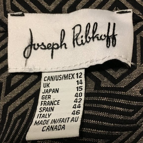 Joseph Ribkoff Black/Taupe Jacket - Picture 12 of 12